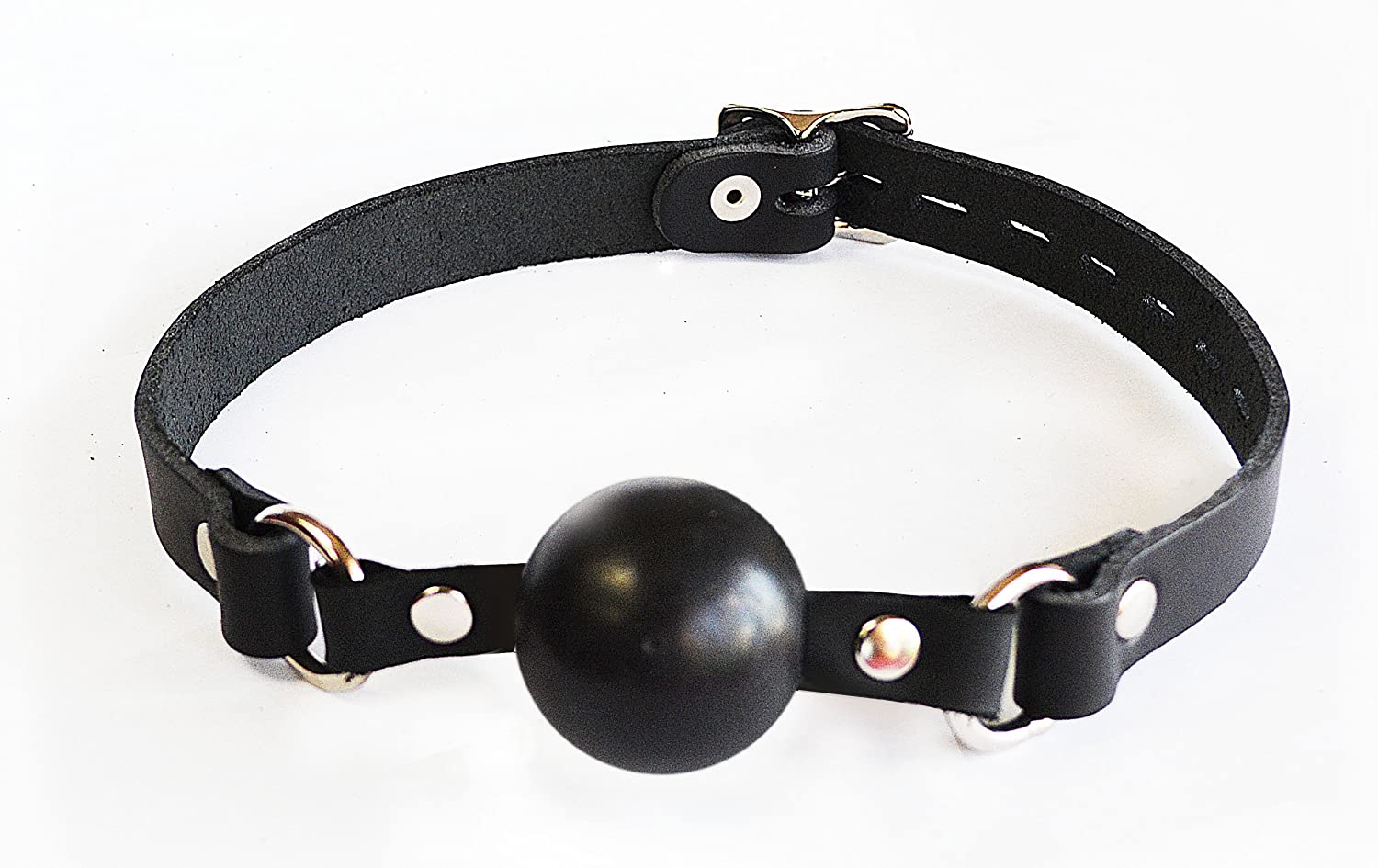 Dungeonware Medium Size Ball Gag with Locking Buckle – Dungeonware Leather