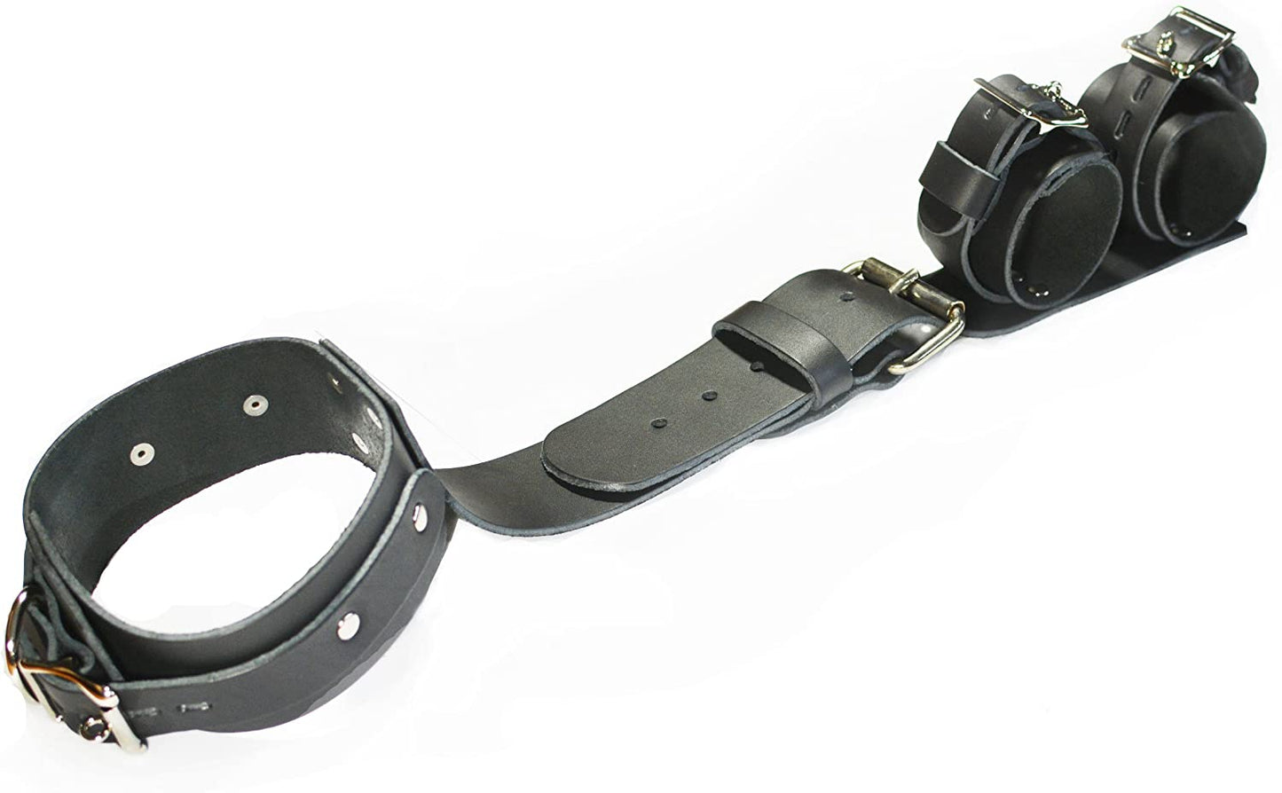 Dungeonware Locking Collar to Cuff Restraint